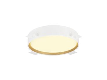 DECONA, Einbaurahmen, Ø31.3 cm, weiß