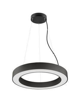 MEDO® RING 60, Pendelleuchte, Pendellänge 300 cm, 3000/4000 K, 110°, DALI, Touch, schwarz