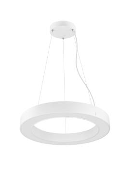 MEDO® RING 60, Pendelleuchte, Pendellänge 300 cm, 3000/4000 K, 110°, DALI, Touch, weiß