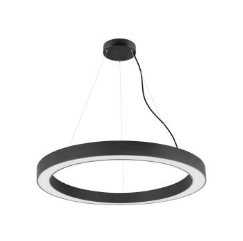 MEDO® RING 90, Pendelleuchte, Pendellänge 300 cm, 3000/4000 K, 110°, DALI, Touch, schwarz