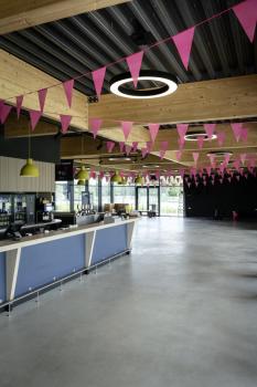 MEDO® RING 90, Pendelleuchte, Pendellänge 300 cm, 3000/4000 K, 110°, DALI, Touch, schwarz