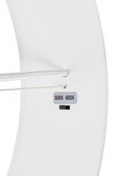 Preview: MEDO® RING 90, Pendelleuchte, Pendellänge 300 cm, 3000/4000 K, 110°, PHASE, weiß