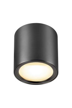 Preview: OCULUS, Deckenaufbauleuchte, rund, 2000-3000 K, 11 W, Dim-to-Warm, PHASE, 100°, dunkel bronze