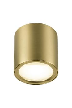 OCULUS, Deckenaufbauleuchte, rund, 2000-3000 K, 11 W, Dim-to-Warm, PHASE, 100°, messing