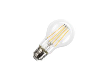 LED A60, LED-Leuchtmittel, clear, E27, 8 W, 2700 K