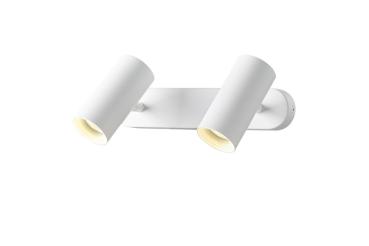 Preview: NOBLO®, Wand- und Deckenaufbauleuchte, double, rund, 3000 K, 12 W, PHASE, 32°, weiß