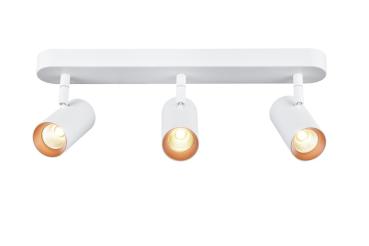 NOBLO®, Wand- und Deckenaufbauleuchte, triple, rund, 2700 K, 19 W, PHASE, 32°, weiß