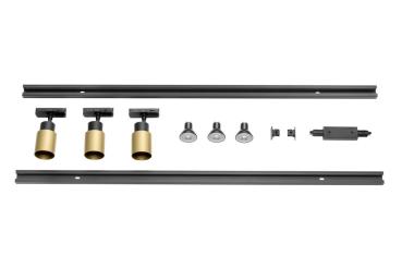 PURI 2.0, 1Ph., Triple Track Set, QPAR51, gold/schwarz