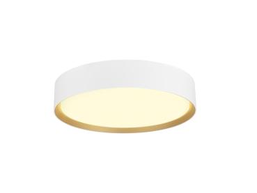 DECONA 30, CL, PHASE, Deckenaufbauleuchte, rund, 3000/4000K, 17 W, weiß / gold