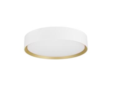 Preview: DECONA 30, CL, PHASE, Deckenaufbauleuchte, rund, 3000/4000K, 17 W, weiß / gold