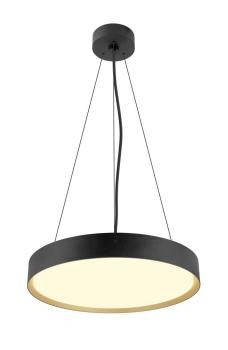 DECONA 42, CL, PHASE, Deckenaufbauleuchte, rund, 3000/4000K, 23 W, schwarz / gold