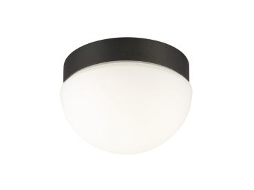 Preview: CYFT DOME, Wand- und Deckenaufbauleuchte, 2700/3000/4000 K, 6,5 W, PHASE, schwarz / milchig