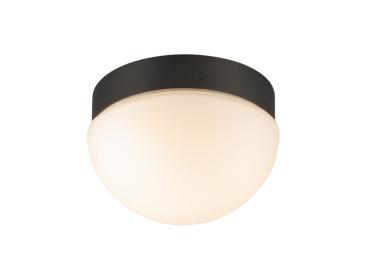 Preview: CYFT DOME, Wand- und Deckenaufbauleuchte, 2700/3000/4000 K, 6,5 W, PHASE, schwarz / milchig