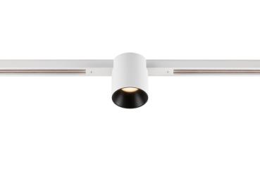 FIX-IT!, 48V, DALI, rund, Standard track, Spot, 2700K, 6.6 W, 36°, weiß / schwarz