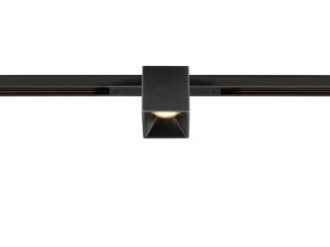 FIX-IT!, 48V, DALI, eckig, Standard track, Spot, 3000K, 6.6 W, 36°, schwarz / schwarz