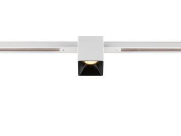FIX-IT!, 48V, DALI, eckig, Standard track, Spot, 2000-3000K, 7.4 W, 36°, weiß / schwarz