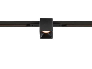 Preview: FIX-IT!, 48V, DALI, eckig, Standard track, Spot, 2000-3000K, 7.4 W, 36°, schwarz / schwarz