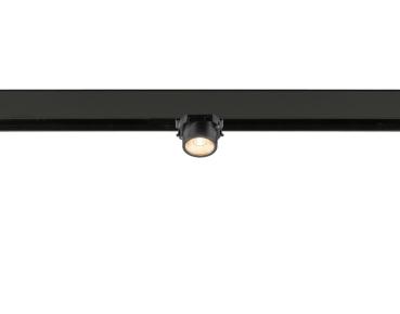 Preview: FIX-IT!, 48V, DALI, eckig, Surface mounted track, Spot, 2700K, 6.6 W, 36°, gold / schwarz