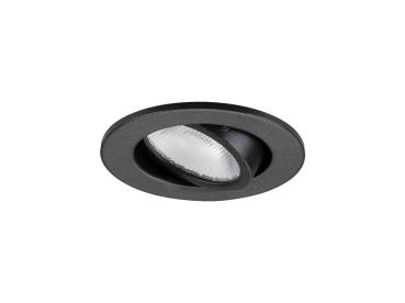 Preview: NEW TRIA® 45, DL, rund, Deckeneinbauleuchte, 3000 K, 24°, schwarz