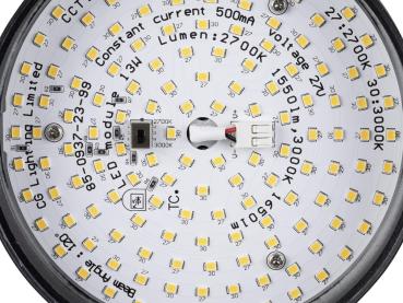 Preview: GRIP! FLAT, 48V Spot, DALI, rund, 2700/3000 K, 14.5 W, schwarz / gold