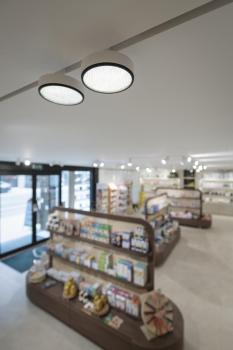 GRIP! FLAT, 48V Spot, DALI, rund, 2700/3000 K, 14.5 W, weiß / schwarz