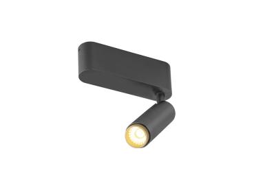 Preview: GRIP! S, Deckenaufbauleuchte, single, PHASE, 3000 K, 11 W, 29°, schwarz / gold