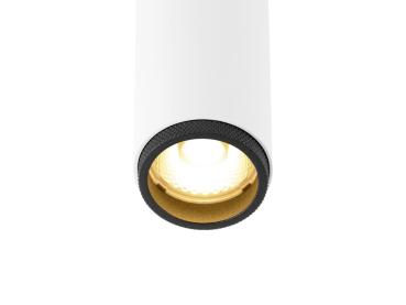 Preview: GRIP! S, Pendelleuchte, PHASE, Pendellänge 200 cm, 2700 K, 29°, weiß / schwarz