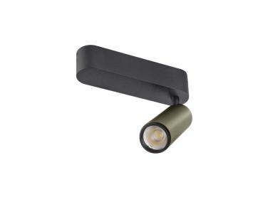 Preview: GRIP! M, Deckenaufbauleuchte, single, PHASE, 3000 K, 14 W, 42°, bronze / schwarz