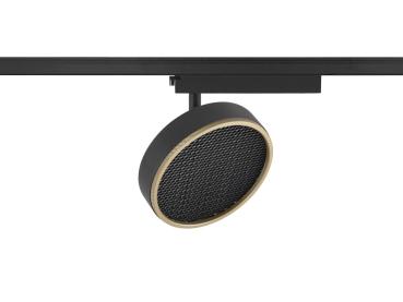 Preview: GRIP! FLAT, 1~Spot, PHASE, rund, 2700/3000 K, 16 W, schwarz / gold