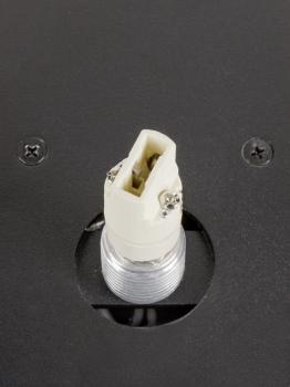 Preview: SUN WL, UP, G9, Wandaufbauleuchte, rund, 1 x max. 5 W, IP20, schwarz