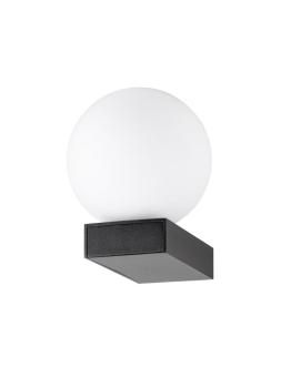 Preview: SUN WL, UP, G9, Wandaufbauleuchte, rund, 1 x max. 5 W, IP20, schwarz