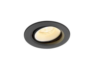 NUMINOS® MOVE XS, Deckeneinbauleuchte, 4000 K, 20°, IP20, rund, schwarz / weiß