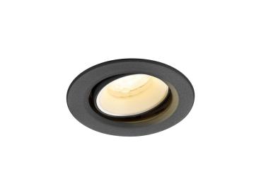 NUMINOS® MOVE XS, Deckeneinbauleuchte, 4000 K, 40°, IP20, rund, schwarz / weiß