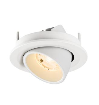 Preview: NUMINOS® GIMBLE S, Deckeneinbauleuchte, 2700 K, 20°, IP20, rund, weiß