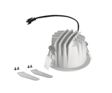 Preview: NUMINOS® S, Deckeneinbauleuchte, 4000 K, 20°, IP20, rund, weiß