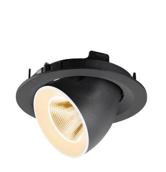 Preview: NUMINOS® GIMBLE M, Deckeneinbauleuchte,, 2700 K, 20°, schwarz / weiß