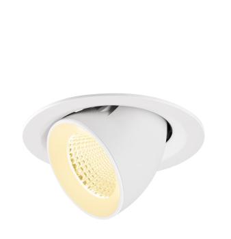 NUMINOS® GIMBLE M, Deckeneinbauleuchte,, 3000 K, 40°, weiß