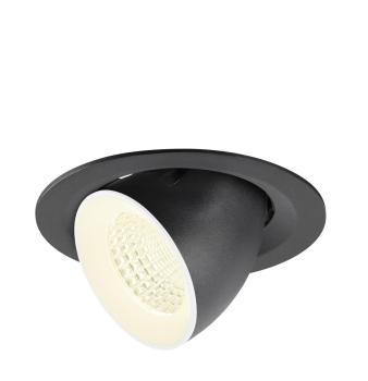 NUMINOS® GIMBLE M, Deckeneinbauleuchte,, 4000 K, 55°, schwarz / weiß