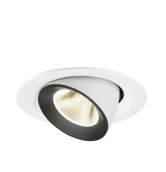 NUMINOS® GIMBLE M, Deckeneinbauleuchte weiß/schwarz 4000 K 20°