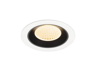 NUMINOS® M, Deckeneinbauleuchte weiß/schwarz 2700 K 40°