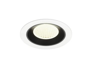 NUMINOS® M, Deckeneinbauleuchte weiß/schwarz 4000 K 40°