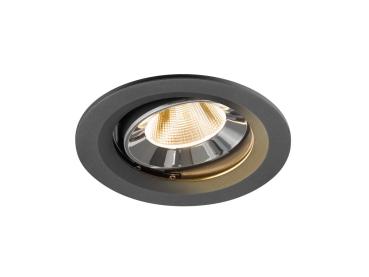 NUMINOS® MOVE M, Deckeneinbauleuchte schwarz/chrom 2700 K 20°