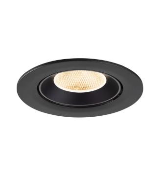 NUMINOS® GIMBLE L, Deckeneinbauleuchte, 2700 K, 20°, IP20, rund, schwarz