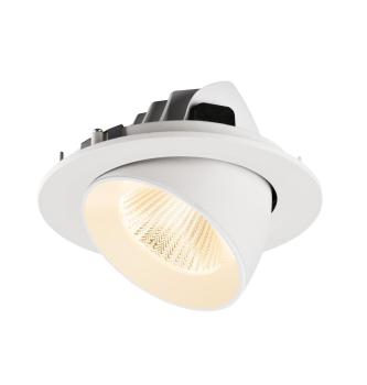 Preview: NUMINOS® GIMBLE L, Deckeneinbauleuchte, 2700 K, 40°, IP20, rund, weiß