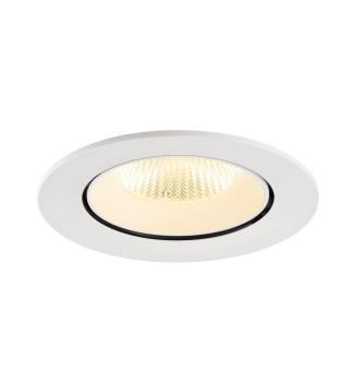 NUMINOS® GIMBLE L, Deckeneinbauleuchte, 3000 K, 40°, IP20, rund, weiß