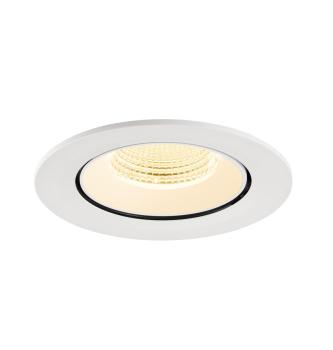 NUMINOS® GIMBLE L, Deckeneinbauleuchte, 3000 K, 55°, IP20, rund, weiß