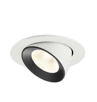 NUMINOS® GIMBLE L, Deckeneinbauleuchte weiß/chrom 4000 K 20°