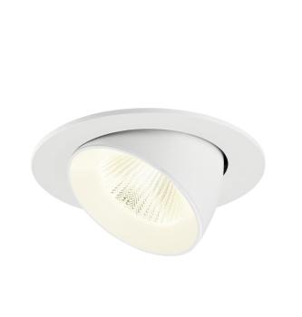 NUMINOS® GIMBLE L, Deckeneinbauleuchte, 4000 K, 40°, IP20, rund, weiß