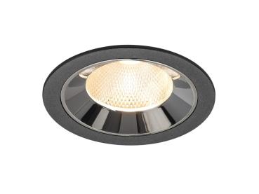 NUMINOS® L, Deckeneinbauleuchte schwarz/chrom 2700 K 20°