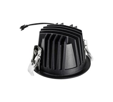 Preview: NUMINOS® L, Deckeneinbauleuchte, 3000 K, 20°, IP20, rund, schwarz